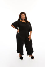 Load image into Gallery viewer, CURVY BLACK OFF THE SHOULDER JUMPSUIT
