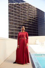 Load image into Gallery viewer, BURGUNDY MAXI DRESS
